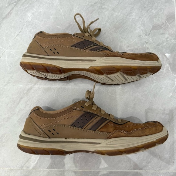 Men’s Skechers Elment Meron Lace Up Classic Fit Memory Foam Shoes Size 10 - Picture 12 of 16